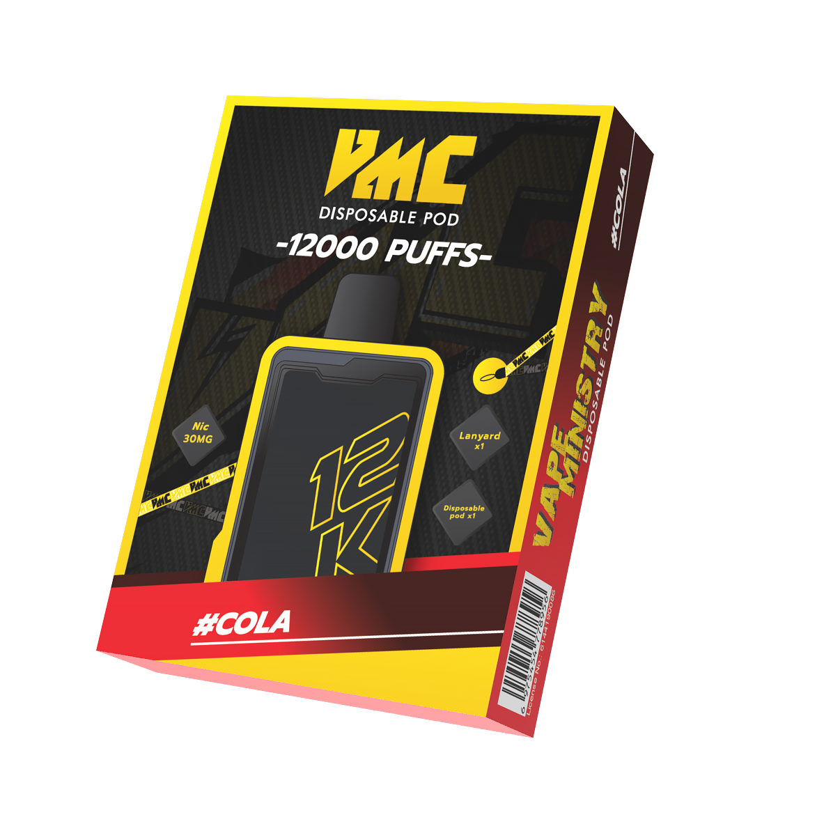 VMC 12,000 PUFFS DISPOSABLE POD - VPA GADGET SDN BHD product image