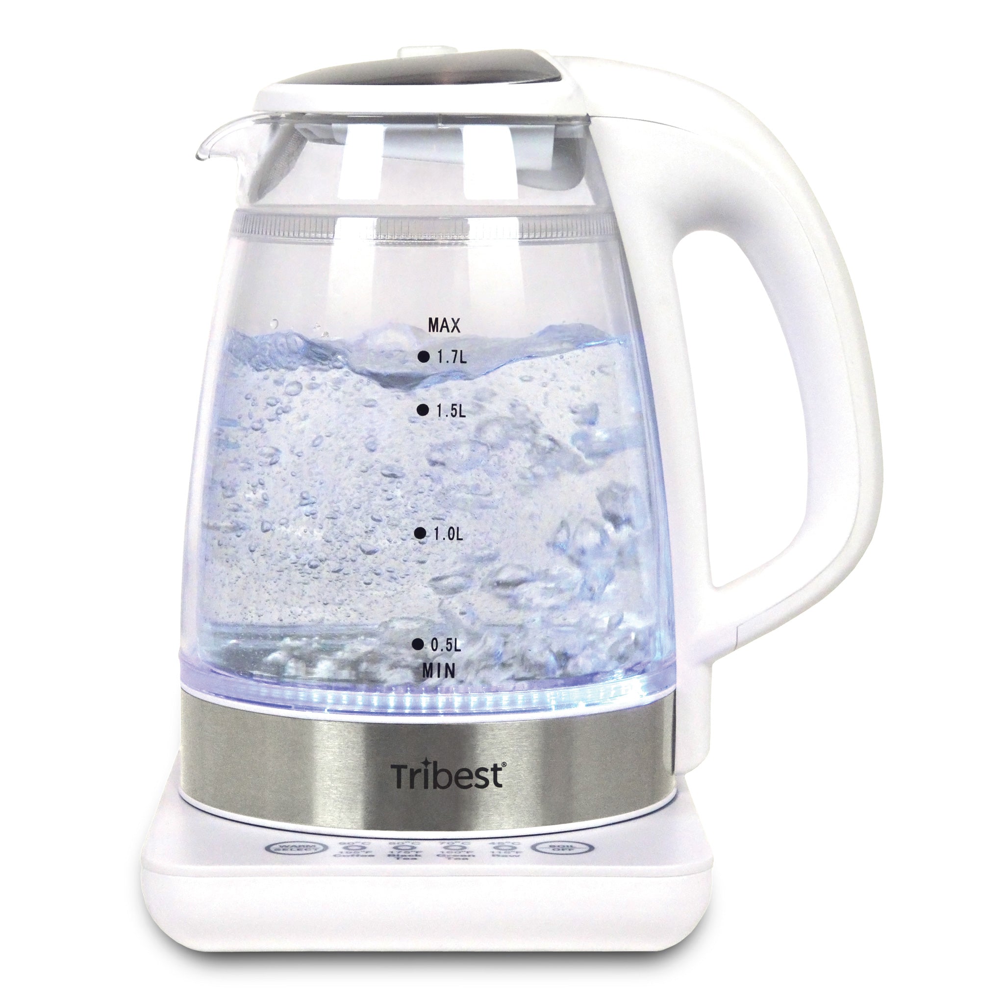 blue electric kettle