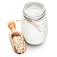 oat milk or almond milk