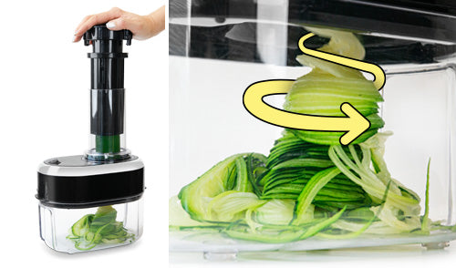 Powerful Motor - Shine Electric Spiralizer