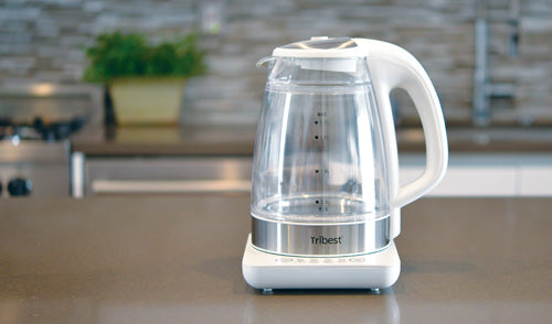 Glass Boiling Chamber with Protective Outer Layer - Raw Tea Kettle® Glass Electric Water Kettle