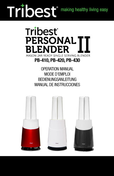 Personal Blender® II Manual