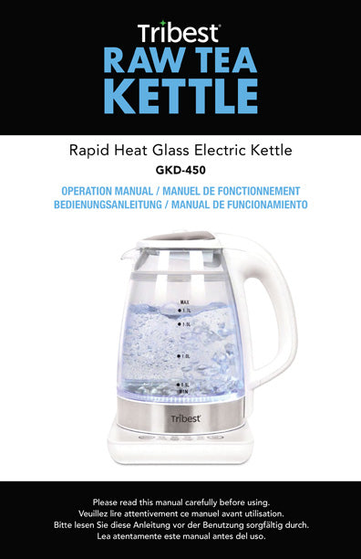 Raw Tea Kettle Manual