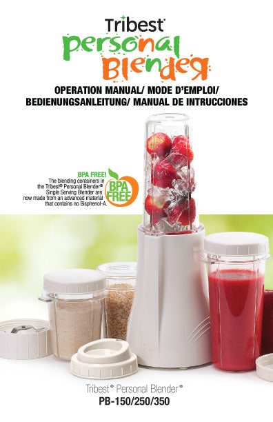 Personal Blender® Original Manual