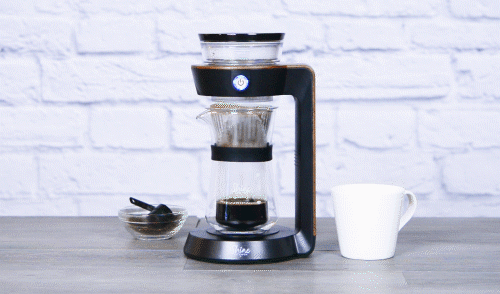 Tribest 2-Cup Black, Wood, and Clear Residential Pour Over Coffee Maker in  the Coffee Makers department at