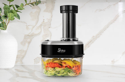 Shine Kitchen Co. by Tribest Expands Product Line with First-of-its-Kind 4-in-1 Electric Spiralizer