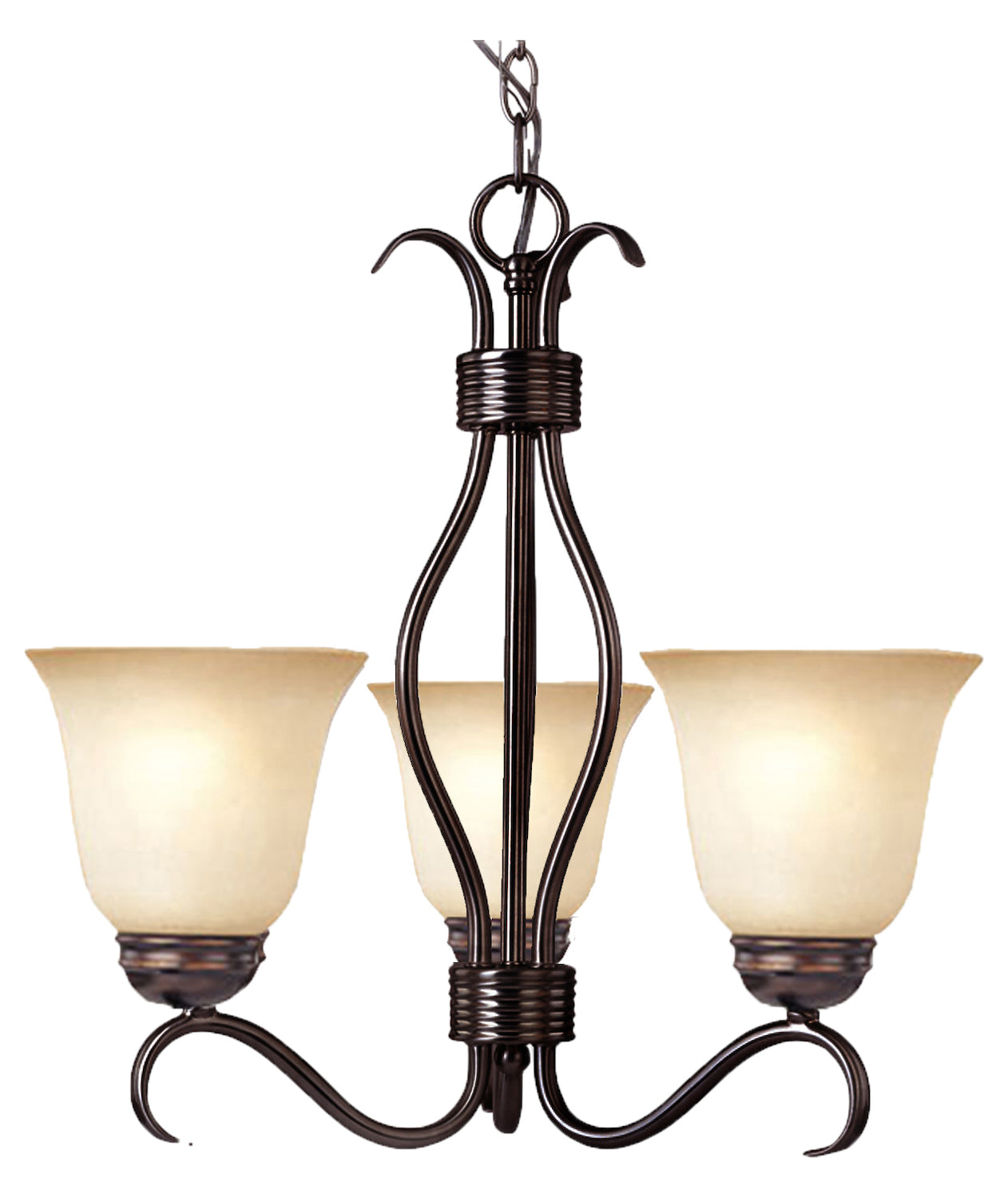 Ch lighting. Мини люстра. Bennington Bronze three-Light Mini Chandelier.