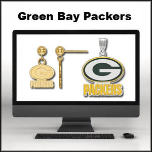 Green Bay Packers Logo Ring Gold and Silver Custom Wedding Ring #packers #nfl 10