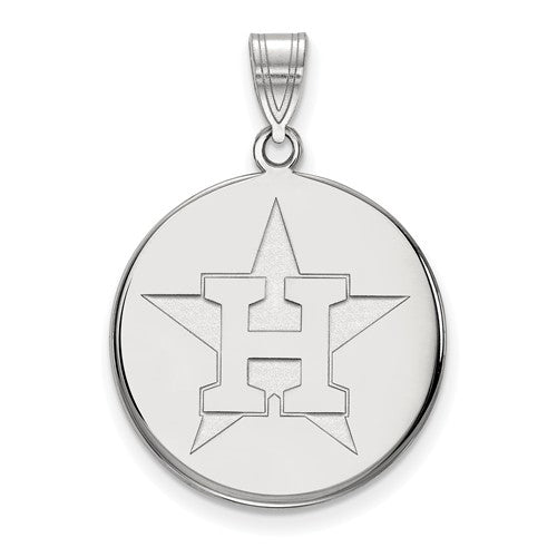 10kw MLB  Houston Astros Large Disc Alternate Logo Pendant