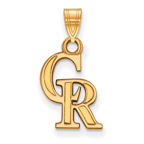 10ky MLB  Colorado Rockies Small Pendant