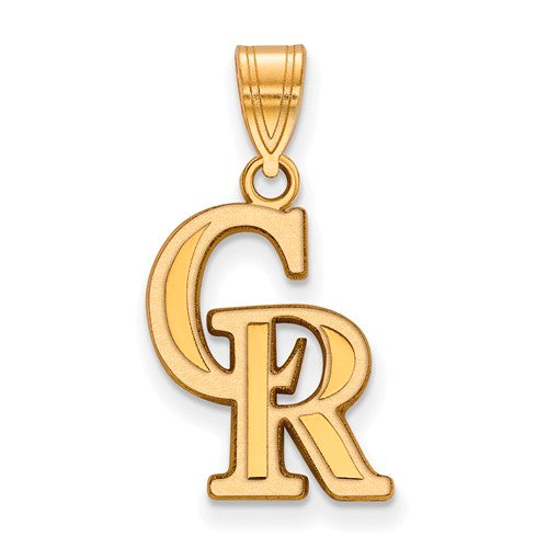 10ky MLB  Colorado Rockies Medium Pendant