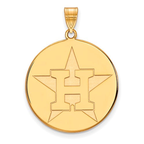 10ky MLB  Houston Astros XL Disc Alternate Logo Pendant