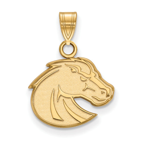 SS w/GP Boise State University Small Bronco Pendant