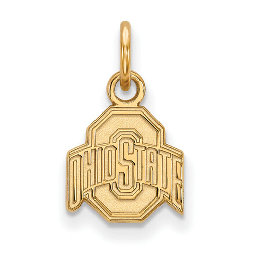 SS w/GP Ohio State U XS Buckeyes Logo Pendant