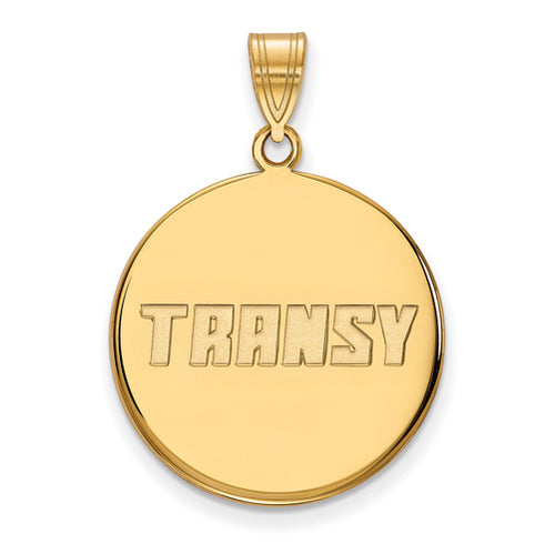 10ky Transylvania University Large Disc Pendant