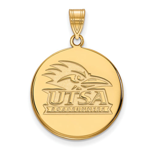 10ky University of Texas at San Antonio Large Disc Pendant