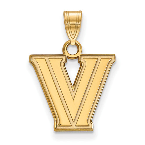 SS w/GP Villanova University Small Pendant