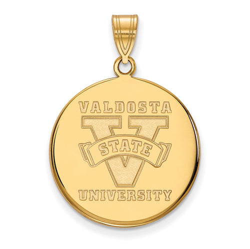 SS w/GP Valdosta State University Large Disc Pendant