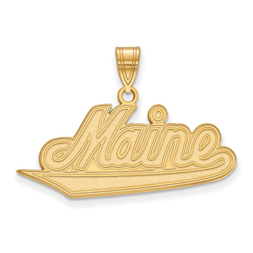 14ky University of Maine Large Pendant