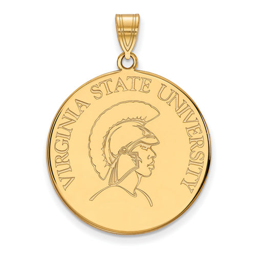 SS w/GP Virginia State University XL Disc Pendant