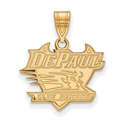 SS w/GP DePaul University Medium Pendant