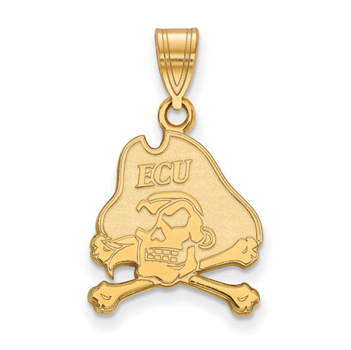 SS w/GP East Carolina University Medium Pirates Pendant