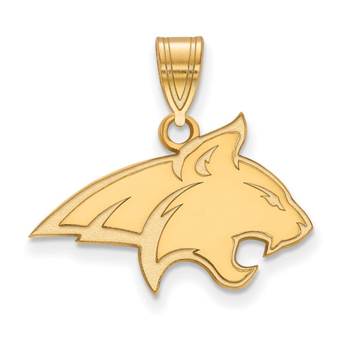 SS w/GP Montana State University Medium Bobcat Pendant