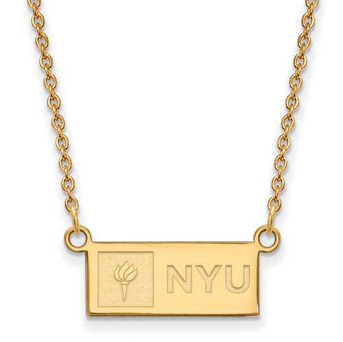 GP SS Logo Art New York University Small Pendant w/ Necklace