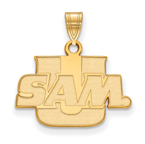 SS w/GP SAM Samford University Small Pendant