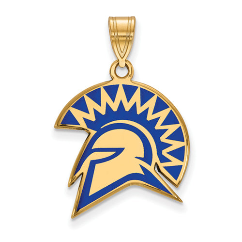 SS w/GP San Jose State University Large Enamel Pendant