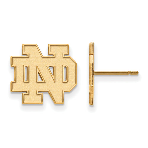 SS GP University of Notre Dame Small Post ND Earrings