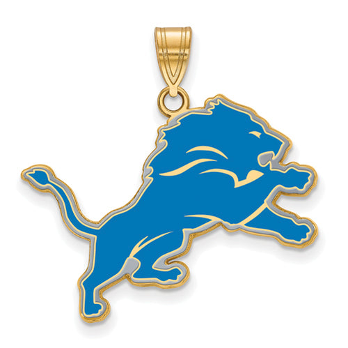 GP Detroit Lions Large Enamel Pendant