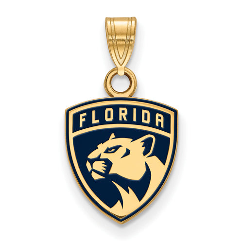 SS GP Florida Panthers Small Enamel Pendant