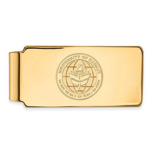 SS w/GP The University of Hawaii Money Clip Crest