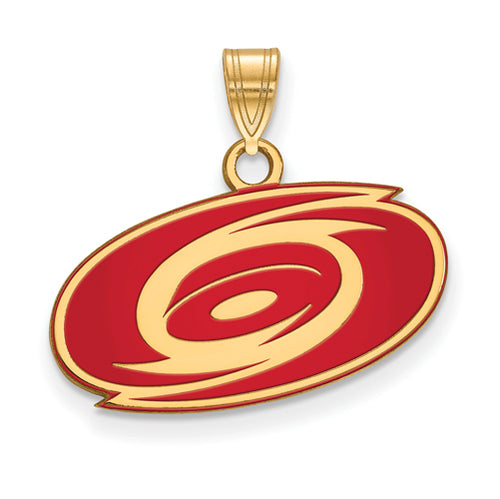 SS GP Carolina Hurricanes Small Enamel Pendant