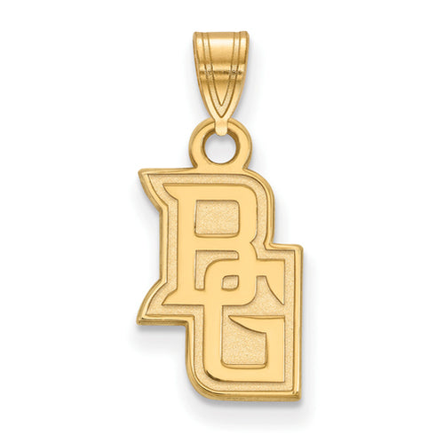 SS w/GP Bowling Green State University Small BG Logo Pendant