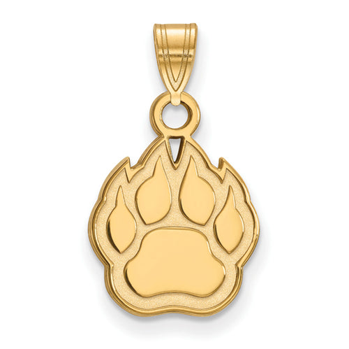 SS w/GP Northern Illinois U Small Paw Pendant