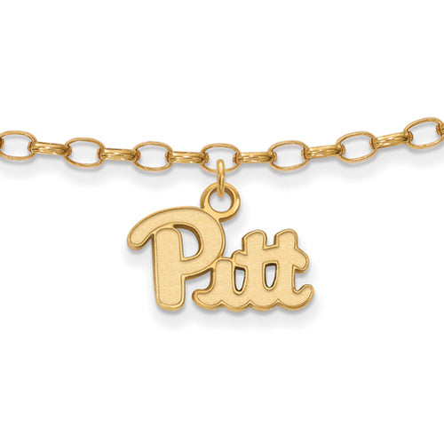 SS w/GP University of Pittsburgh Anklet