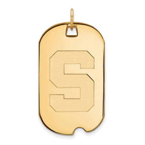 SS w/GP Michigan State University Large Dog Tag