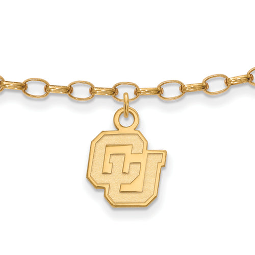 SS w/GP University of Colorado Anklet