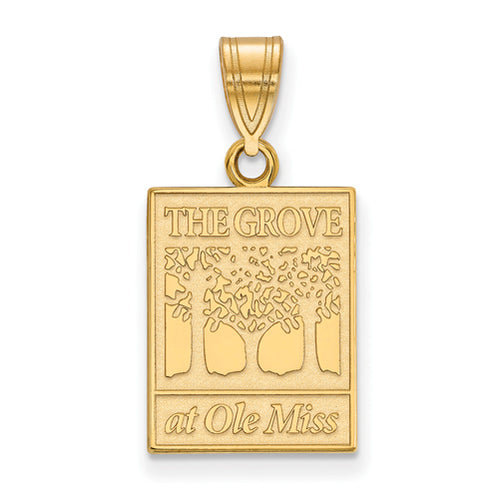 10ky University  of Mississippi Medium The Grove at Ole Miss Pendant