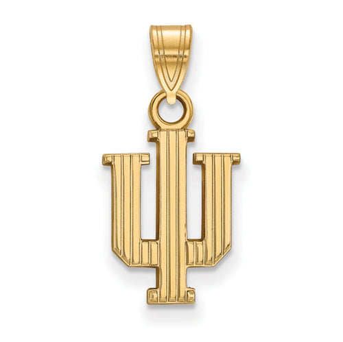 SS w/GP Indiana University Small Pendant