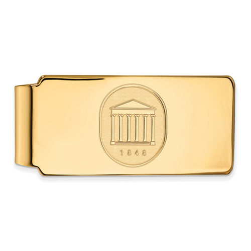 10ky University  of Mississippi Money Clip Crest