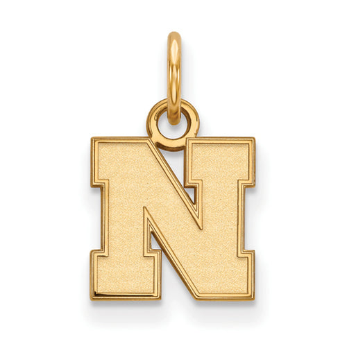 SS w/GP University of Nebraska XS Logo Pendant