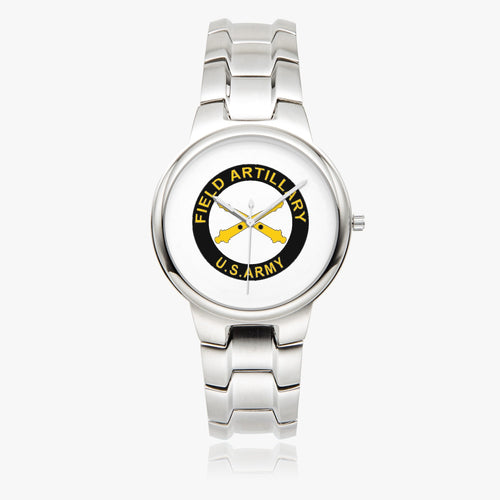 Field Artillery-Silver Stainless Steel Silver Quartz Watch