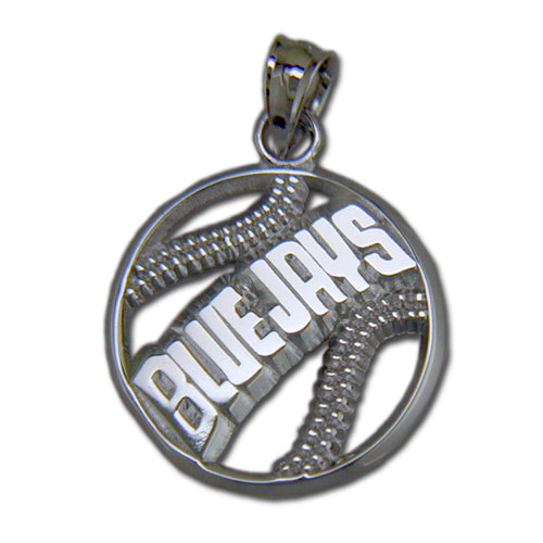 Toronto Blue Jays Pierced Baseball Pendant