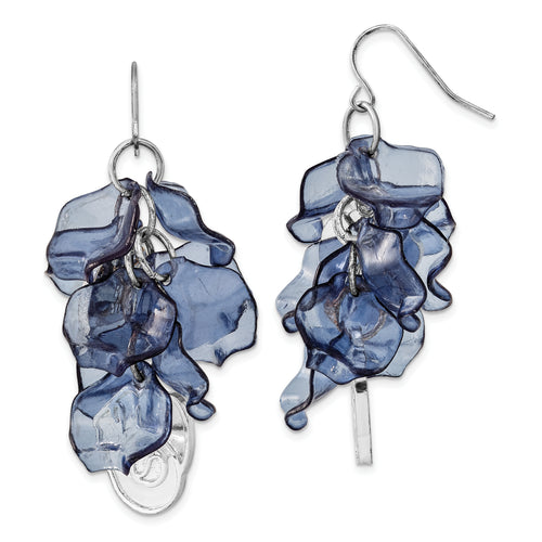 MLB Milwaukee Brewers Silver-tone Celebration Dangle Earrings