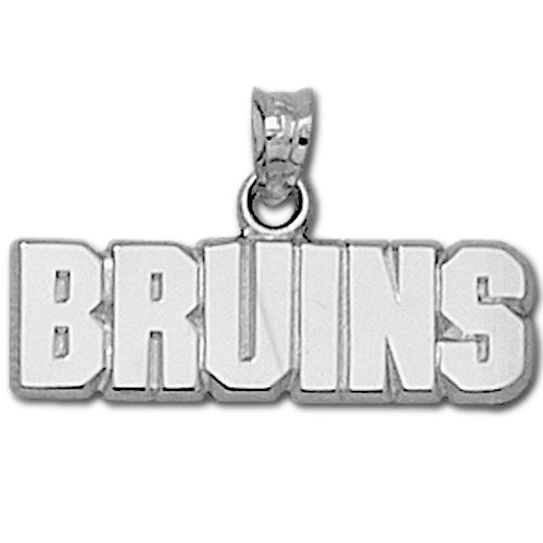 Boston Bruins WORD MARK BRUINS Silver Pendant