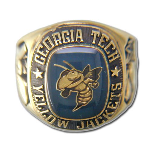 Georgia Tech University Men's Large Classic Ring