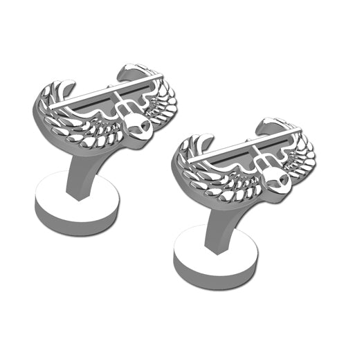 Air Assault Sterling Silver Cufflinks